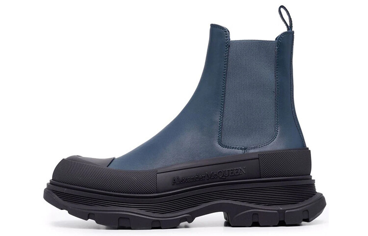 Мужские ботинки челси Alexander McQueen, синий/черный
Мужские ботинки челси Alexander McQueen, синий/черный
