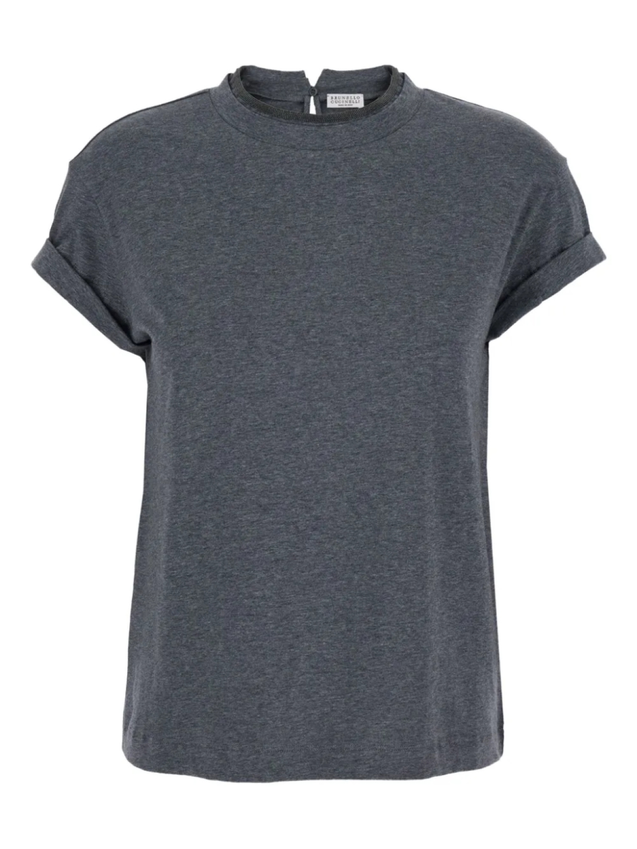 Brunello Cucinelli футболка Monil Detail, серый
Brunello Cucinelli футболка Monil Detail, серый