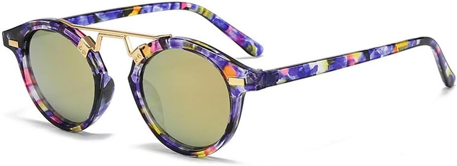 Ретро круглые солнцезащитные очки для женщин и мужчин, модные винтажные солнцезащитные очки для активного отдыха, трендовые очки с защитой от УФ-излучения UV400 TKKTLLT, Purple Yellow
Ретро круглые солнцезащитные очки для женщин и мужчин, модные винтажные солнцезащитные очки для активного отдыха, трендовые очки с защитой от УФ-излучения UV400 TKKTLLT, Purple Yellow