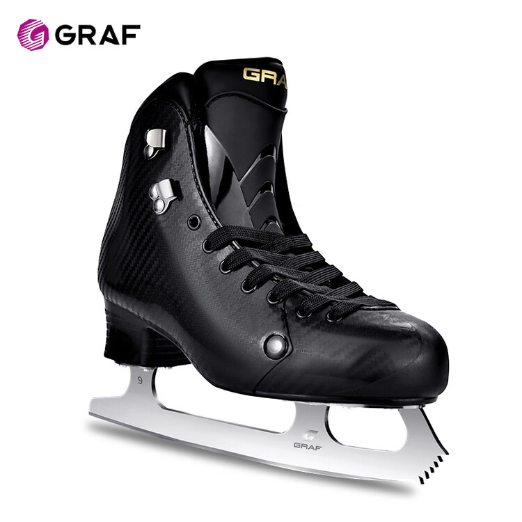 GRAF Коньки для фигурного катания для детей и взрослых, прокатные, настраиваемые, модель 21E Black, размер 35
GRAF Коньки для фигурного катания для детей и взрослых, прокатные, настраиваемые, модель 21E Black, размер 35