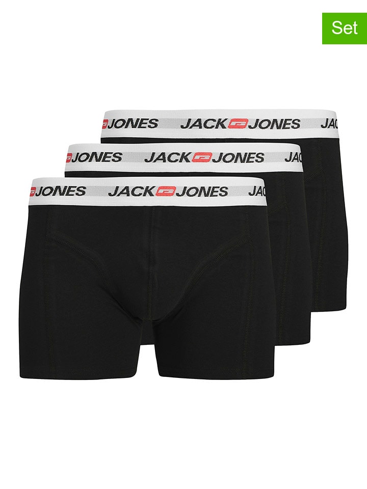 Jack & Jones Комплект из 3 штук: боксерские трусы черного цвета
Jack & Jones Комплект из 3 штук: боксерские трусы черного цвета