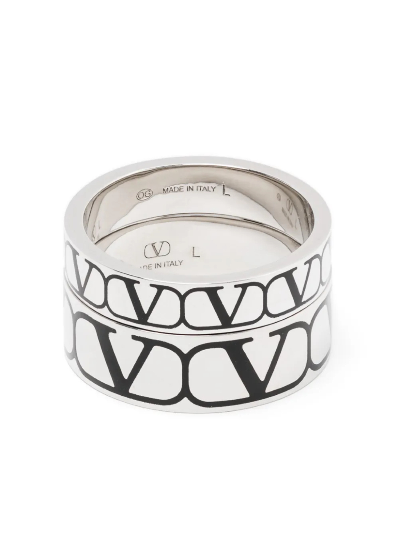 Valentino Garavani комплект из двух колец с логотипом VLogo Signature, серебряный
Valentino Garavani комплект из двух колец с логотипом VLogo Signature, серебряный