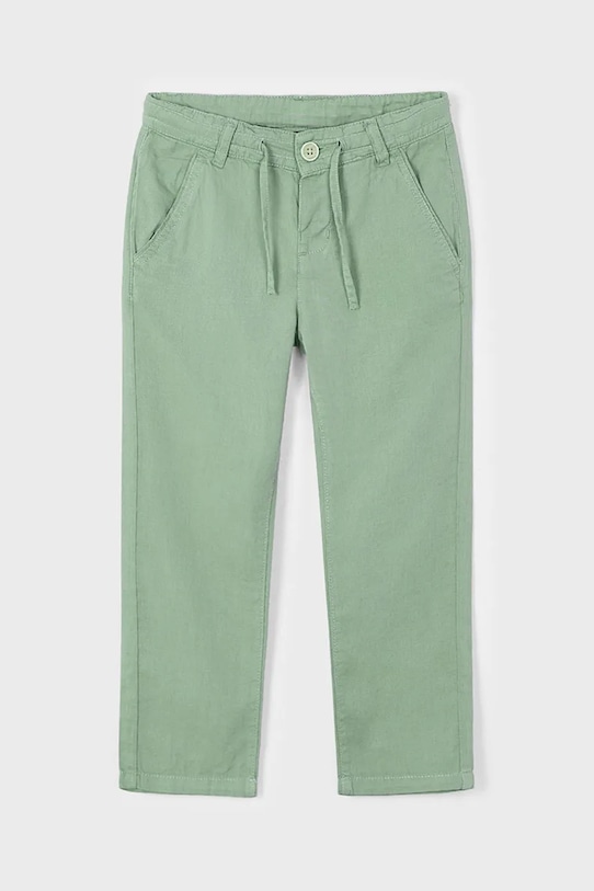 Детские брюки с добавлением льна Mayoral, зеленый
Детские брюки с добавлением льна Mayoral, зеленый