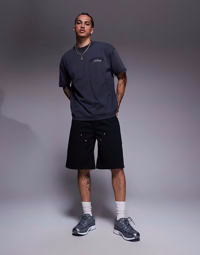 Длинные плотницкие шорты ASOS DESIGN черного цвета
Длинные плотницкие шорты ASOS DESIGN черного цвета