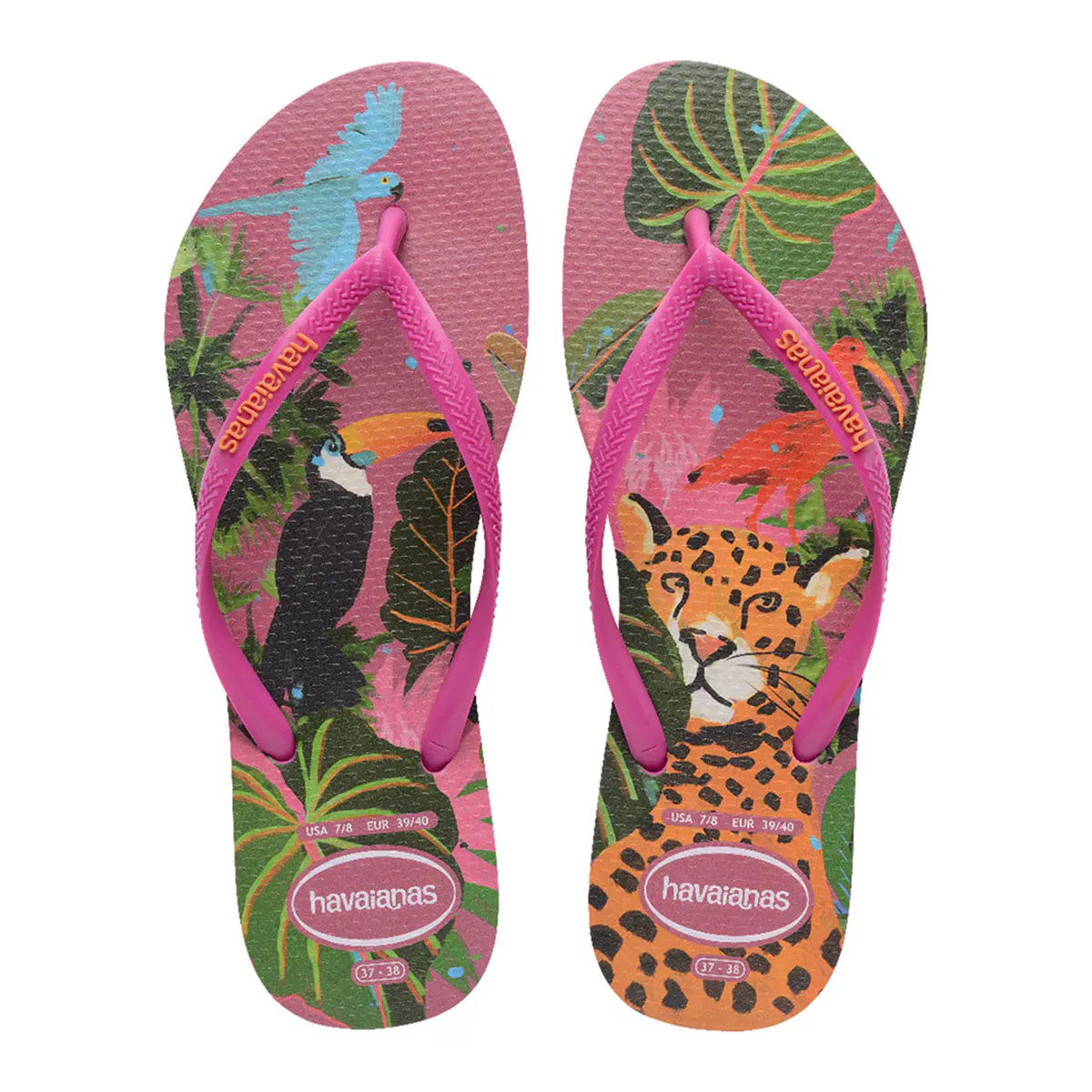 Женские шлепанцы Hav. Slim Summer Bliss Розовая камедь 412 Havaianas, цвет Rosa chicle 
Женские шлепанцы Hav. Slim Summer Bliss Розовая камедь 412 Havaianas, цвет Rosa chicle
