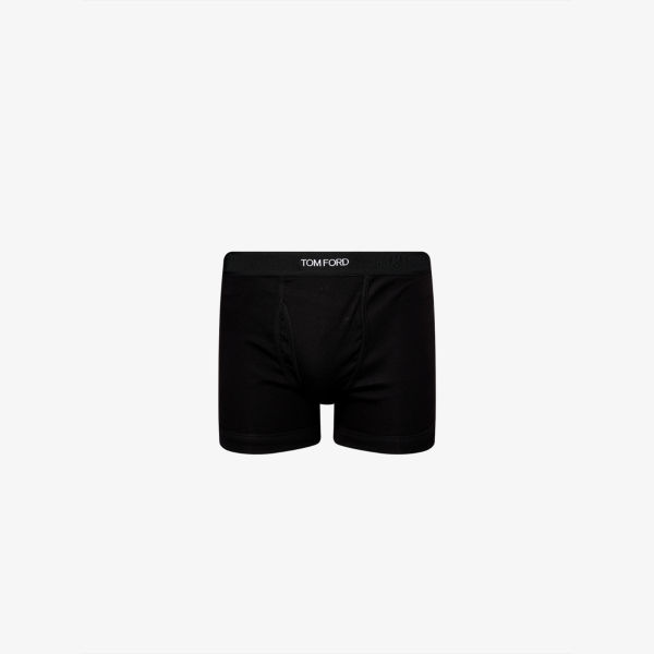 Упаковка Tom Ford из двух боксеров из хлопкового джерси, черный
Упаковка Tom Ford из двух боксеров из хлопкового джерси, черный