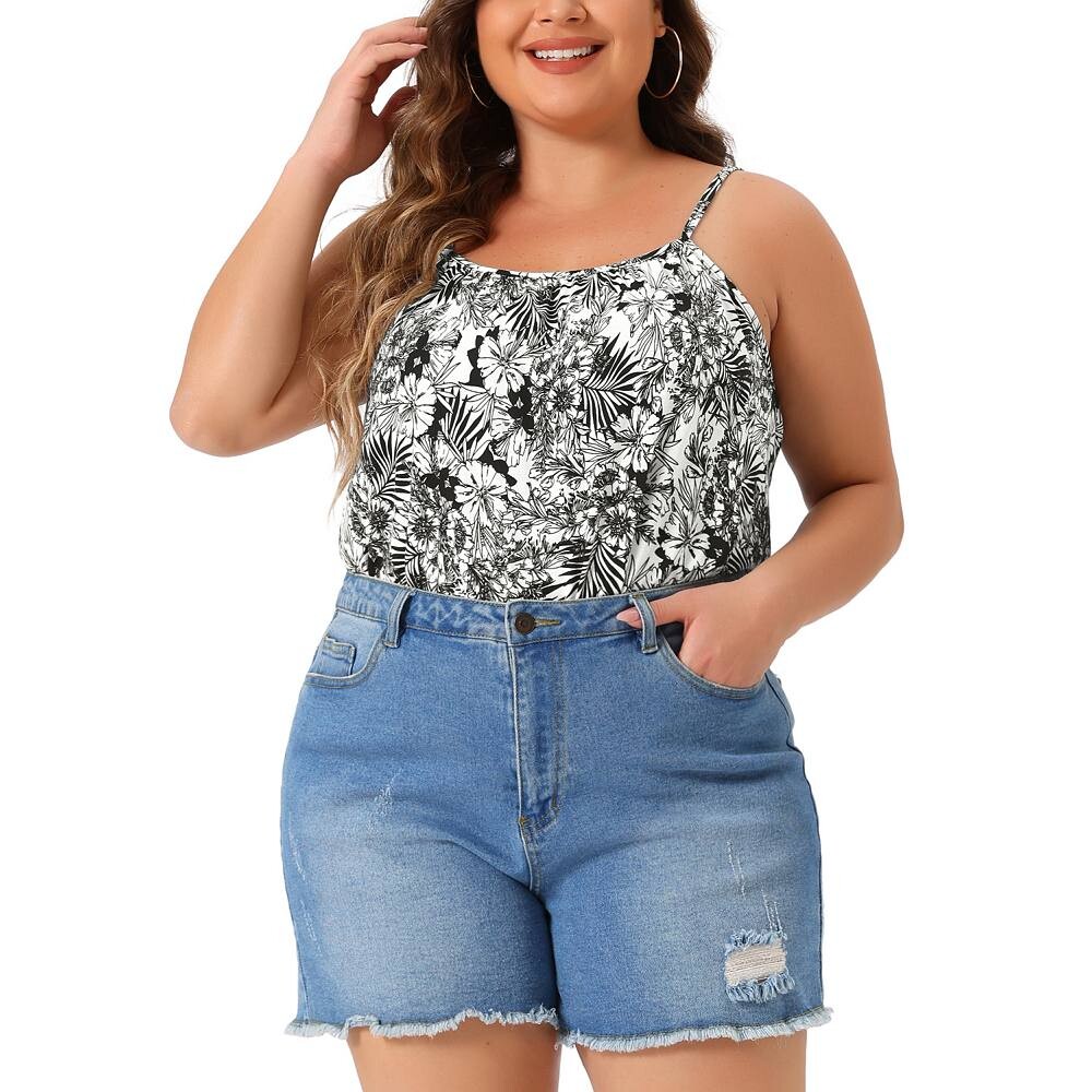 Майки больших размеров для женщин, свободные туники на бретелях с цветочным принтом в стиле бохо, блузки Agnes Orinda, черный
Майки больших размеров для женщин, свободные туники на бретелях с цветочным принтом в стиле бохо, блузки Agnes Orinda, черный