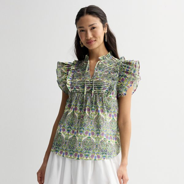 Женская блузка с воланами на рукавах Farmers Market, цвет garden carnival
Женская блузка с воланами на рукавах Farmers Market, цвет garden carnival