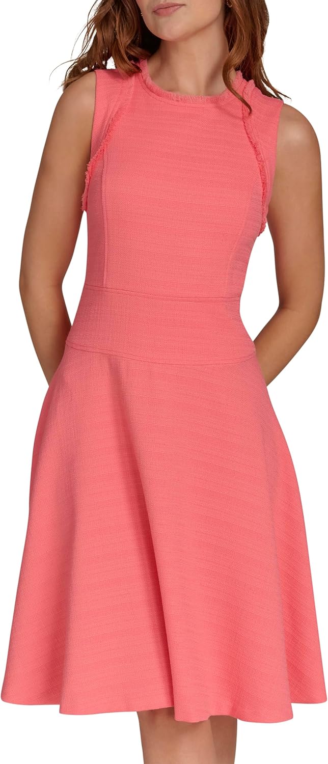 Женское платье Tommy Hilfiger без рукавов с круглым вырезом и расклешенной юбкой, Sherbet
Женское платье Tommy Hilfiger без рукавов с круглым вырезом и расклешенной юбкой, Sherbet