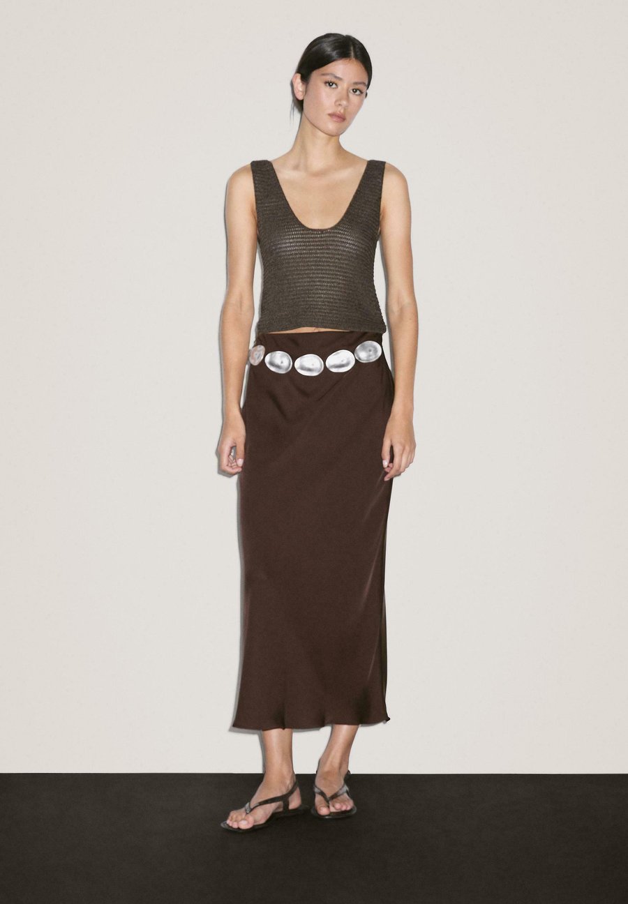 Юбка Massimo Dutti FLOWING SATIN MIDI, Brown
Юбка Massimo Dutti FLOWING SATIN MIDI, Brown