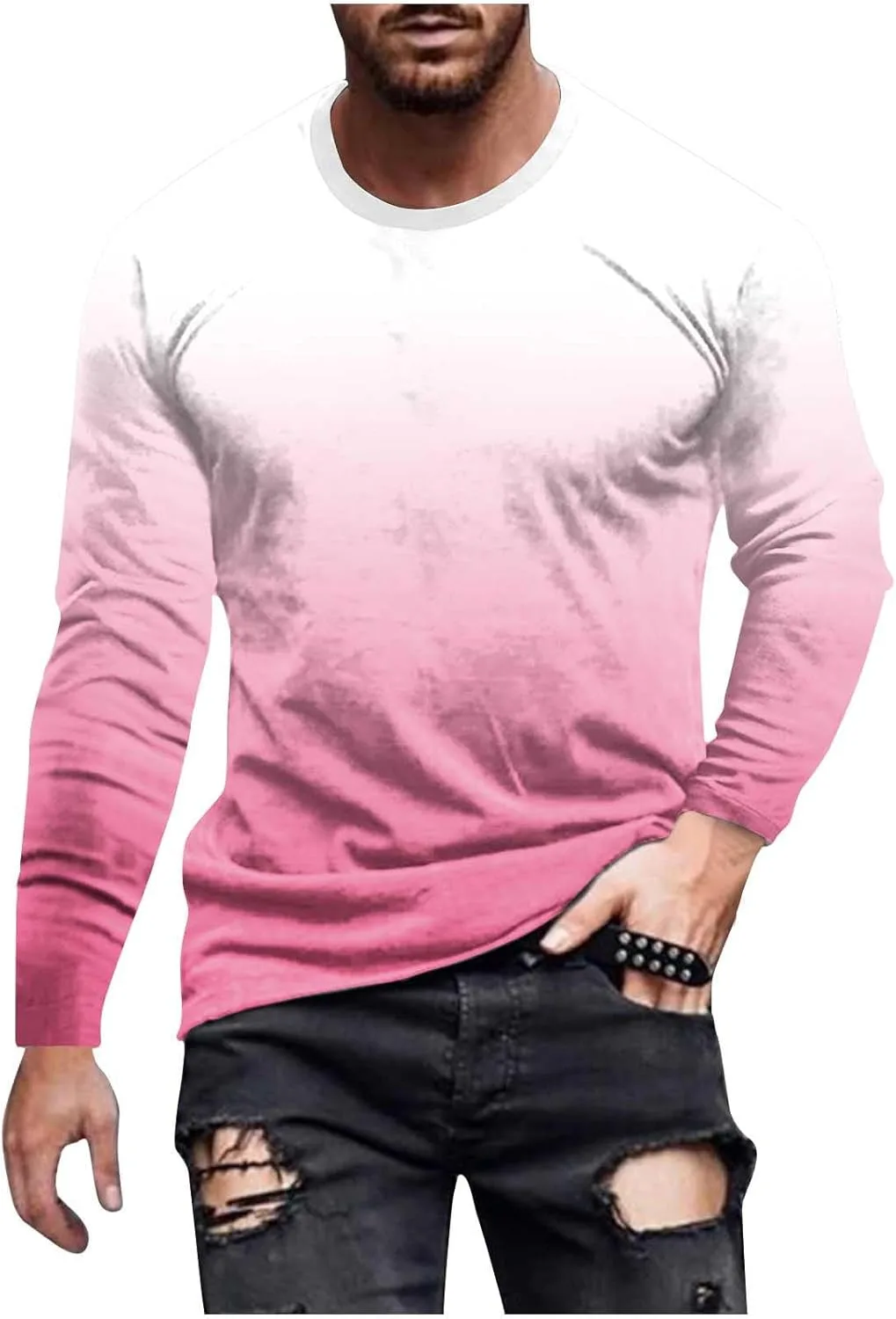 Мужская футболка с длинным рукавом Big and Tall Ombre Color Crewneck Regular Fit
Мужская футболка с длинным рукавом Big and Tall Ombre Color Crewneck Regular Fit