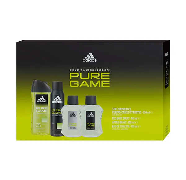 Туалетная вода для мужчин Estuche Pure Game Adidas, 1 UD
Туалетная вода для мужчин Estuche Pure Game Adidas, 1 UD