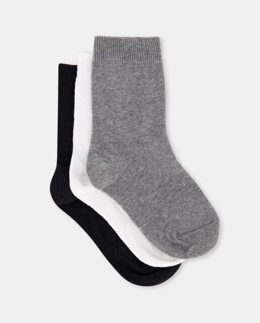 Комплект из трёх однотонных носков для девочек Cotton Juice, мультиколор
Комплект из трёх однотонных носков для девочек Cotton Juice, мультиколор