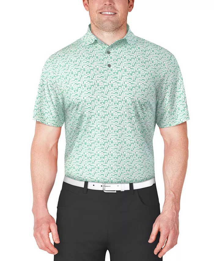 Мужская классическая поло с геопринтом для гольфа PGA TOUR, синий
Мужская классическая поло с геопринтом для гольфа PGA TOUR, синий