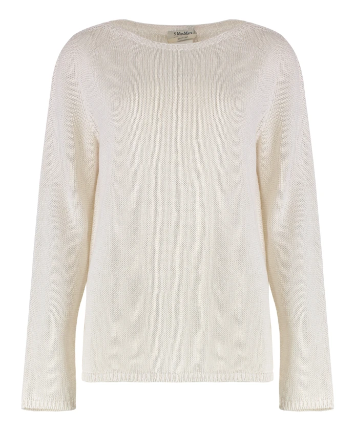 Шерстяной свитер в рубчик с круглым вырезом Max Mara, бежевый
Шерстяной свитер в рубчик с круглым вырезом Max Mara, бежевый