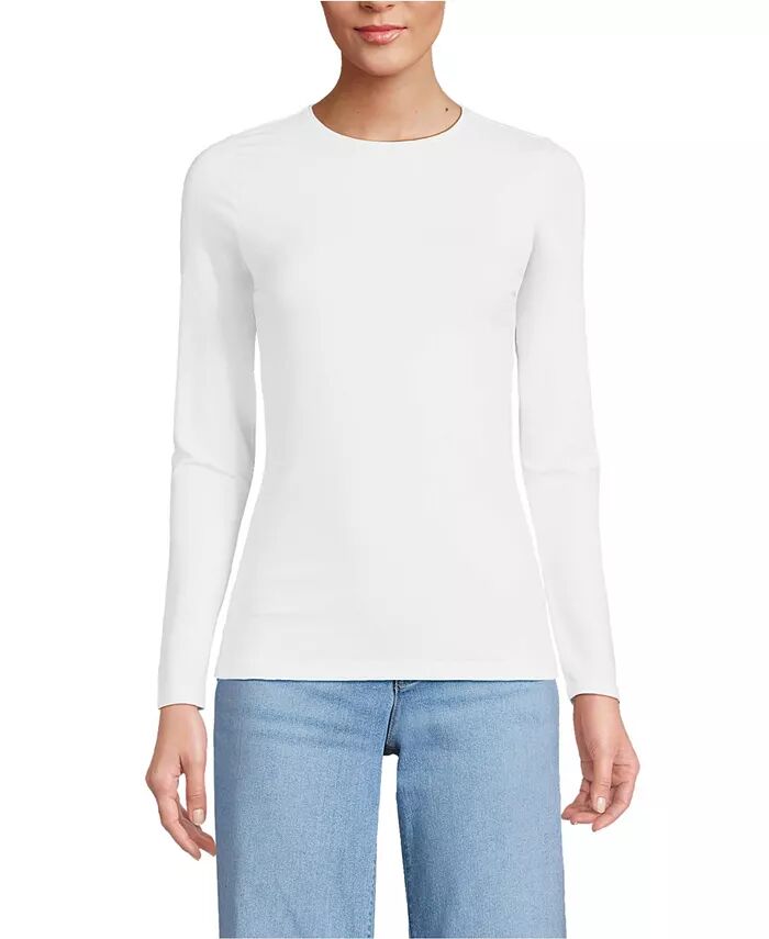 Женская футболка Petite Lightweight Jersey Skimming с длинным рукавом и круглым вырезом Lands' End, белый
Женская футболка Petite Lightweight Jersey Skimming с длинным рукавом и круглым вырезом Lands' End, белый
