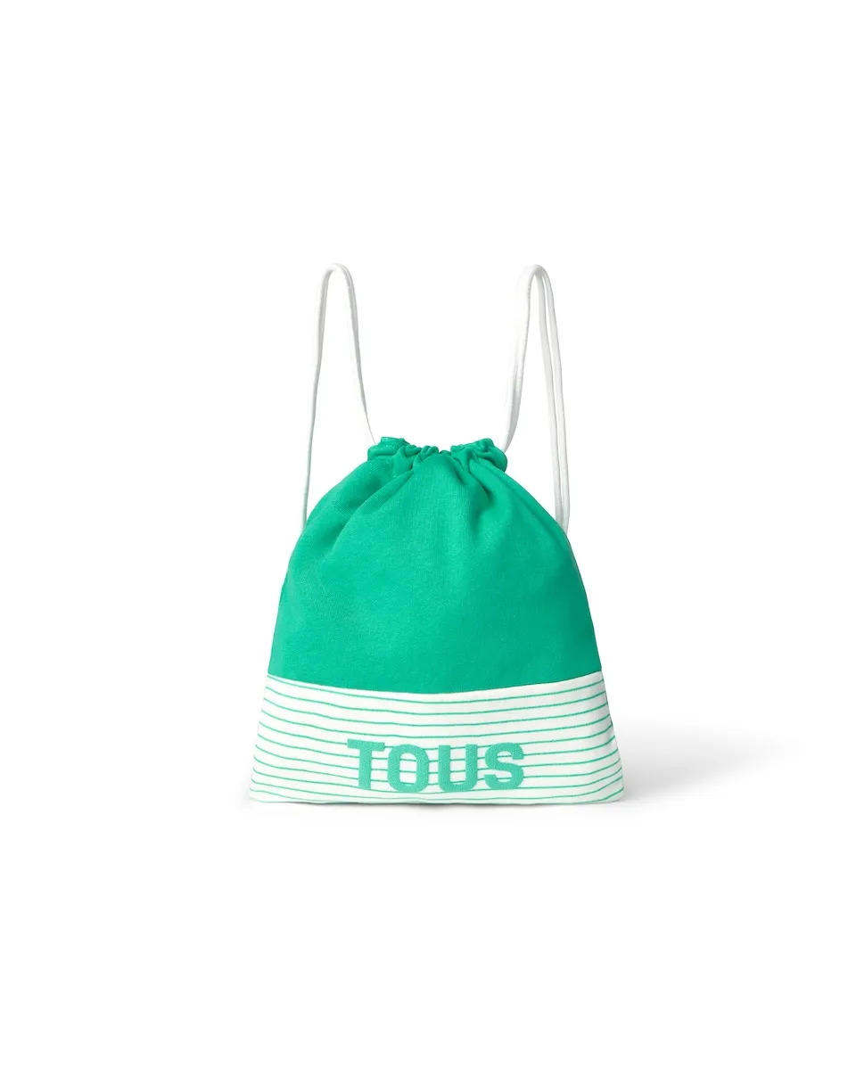 Сумка для детского сада Baby из гладкого и полосатого хлопка Tous, зеленый
Сумка для детского сада Baby из гладкого и полосатого хлопка Tous, зеленый