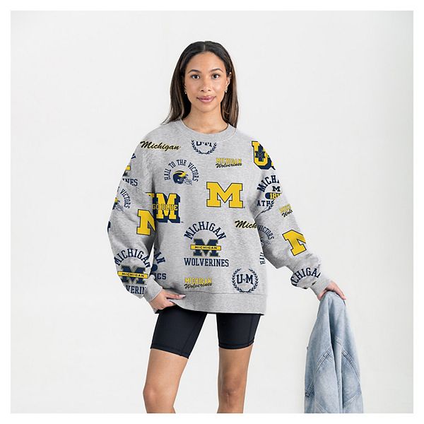 Женский серый свитшот Michigan Wolverines Always On Repeat Gameday Couture
Женский серый свитшот Michigan Wolverines Always On Repeat Gameday Couture