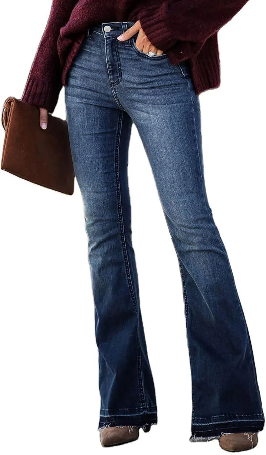 Женские джинсы с высокой талией и расклешенным низом Vintage Distressed Wide Leg Glkaend
Женские джинсы с высокой талией и расклешенным низом Vintage Distressed Wide Leg Glkaend