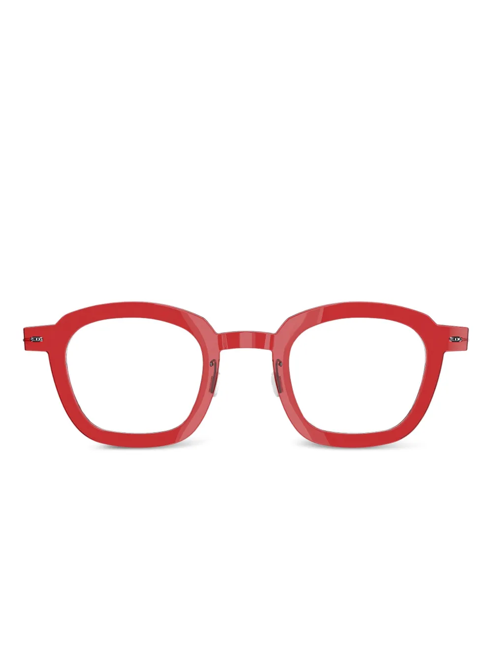 Очки в титановой геометрической оправе Lindberg, красный
Очки в титановой геометрической оправе Lindberg, красный