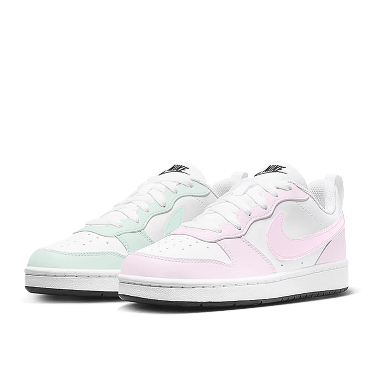 Детские кроссовки для скейтбординга Court Borough унисекс Nike, розовый/зеленый 
Детские кроссовки для скейтбординга Court Borough унисекс Nike, розовый/зеленый