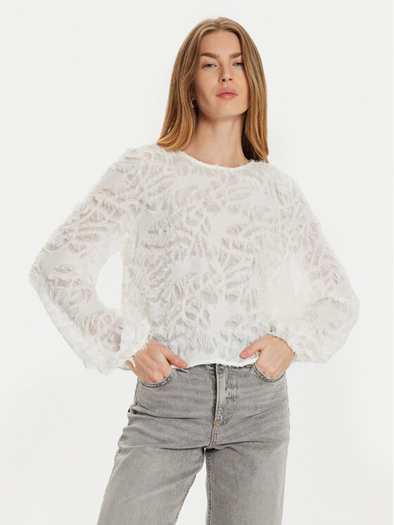 Блуза стандартного кроя Gina Tricot, белый
Блуза стандартного кроя Gina Tricot, белый