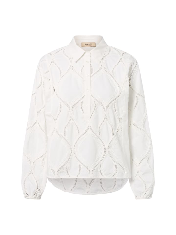 Mos Mosh Блузка MMNolin Caminno белого цвета
Mos Mosh Блузка MMNolin Caminno белого цвета