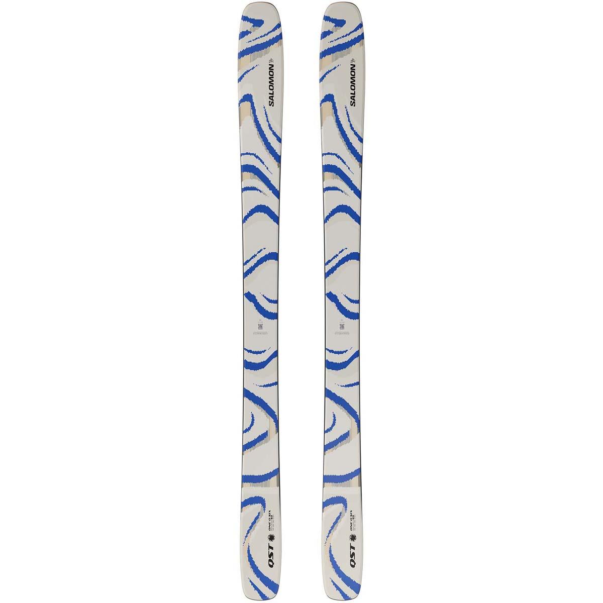 Лыжи QST 106 Salomon, Almond Milk/Race Blue/Black
Лыжи QST 106 Salomon, Almond Milk/Race Blue/Black