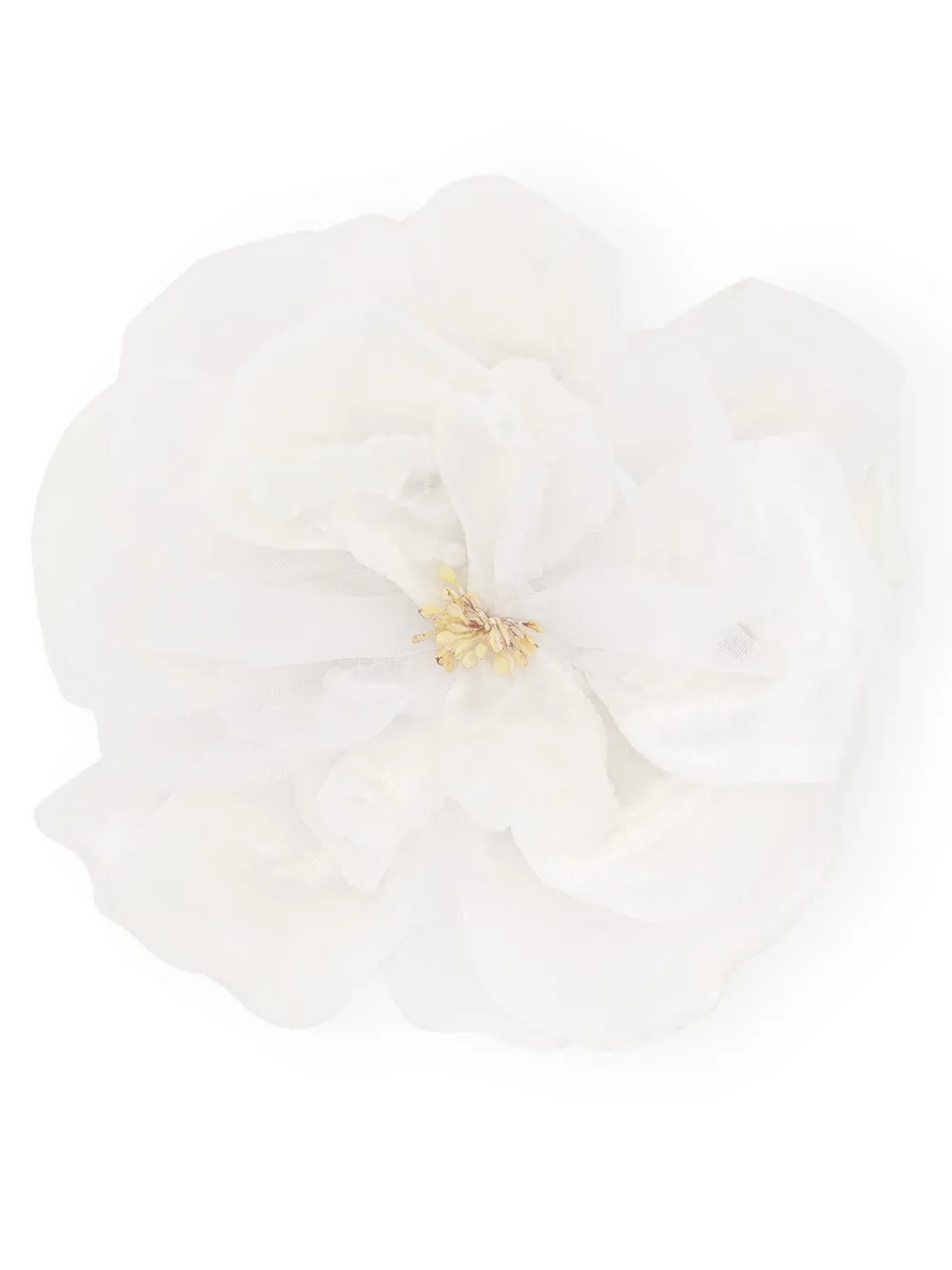 Брошь с цветочной аппликацией из шелка DOLCE & GABBANA, белый
Брошь с цветочной аппликацией из шелка DOLCE & GABBANA, белый