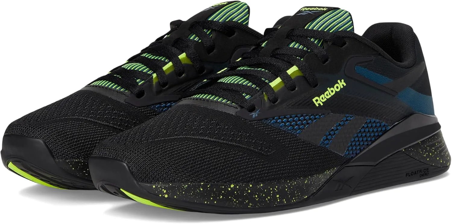 Мужские кроссовки Reebok Nano X4, для кросс-тренинга и занятий в спортзале, черный/синий
Мужские кроссовки Reebok Nano X4, для кросс-тренинга и занятий в спортзале, черный/синий