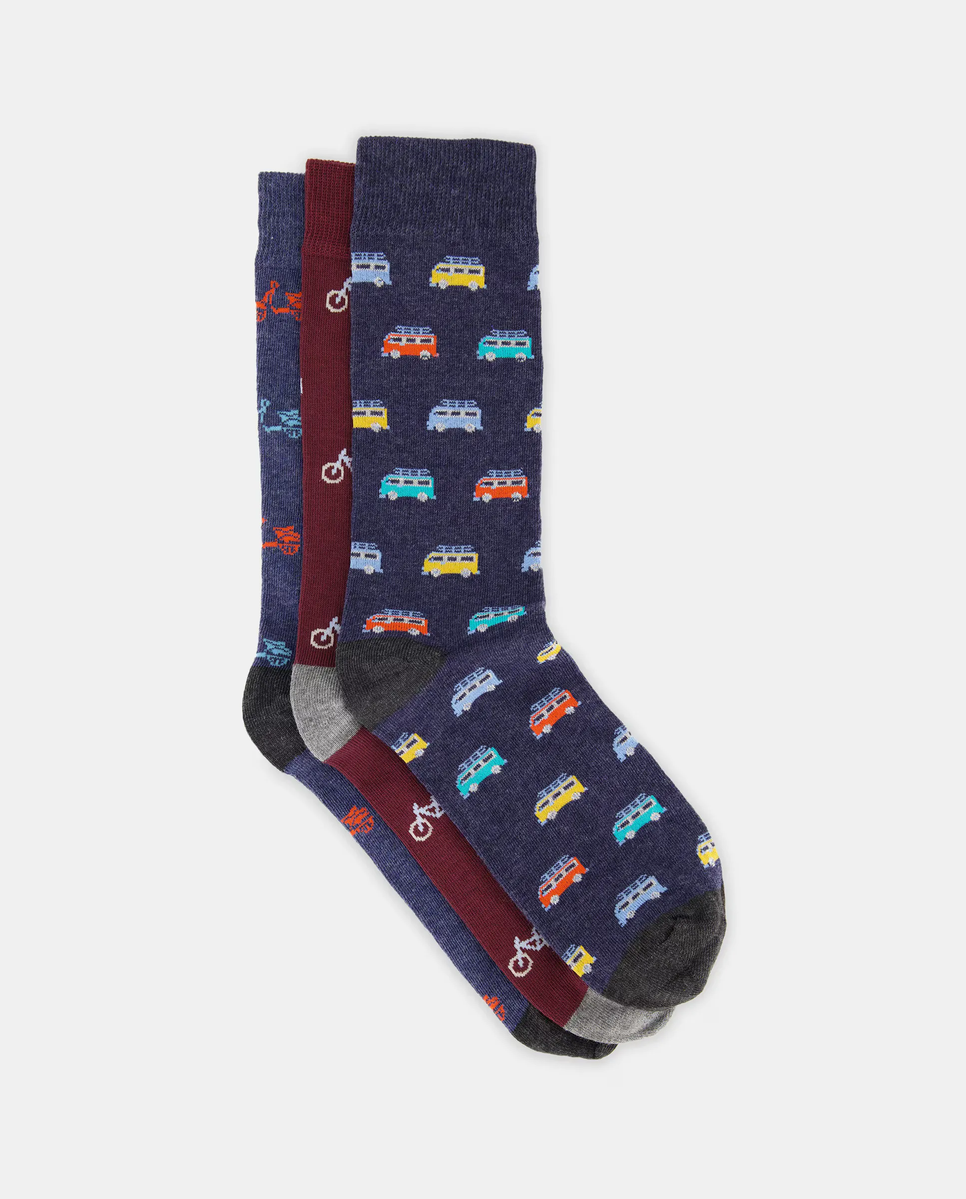 Набор из трех длинных мужских носков с принтом, производство Испания Easy Wear, синий
Набор из трех длинных мужских носков с принтом, производство Испания Easy Wear, синий