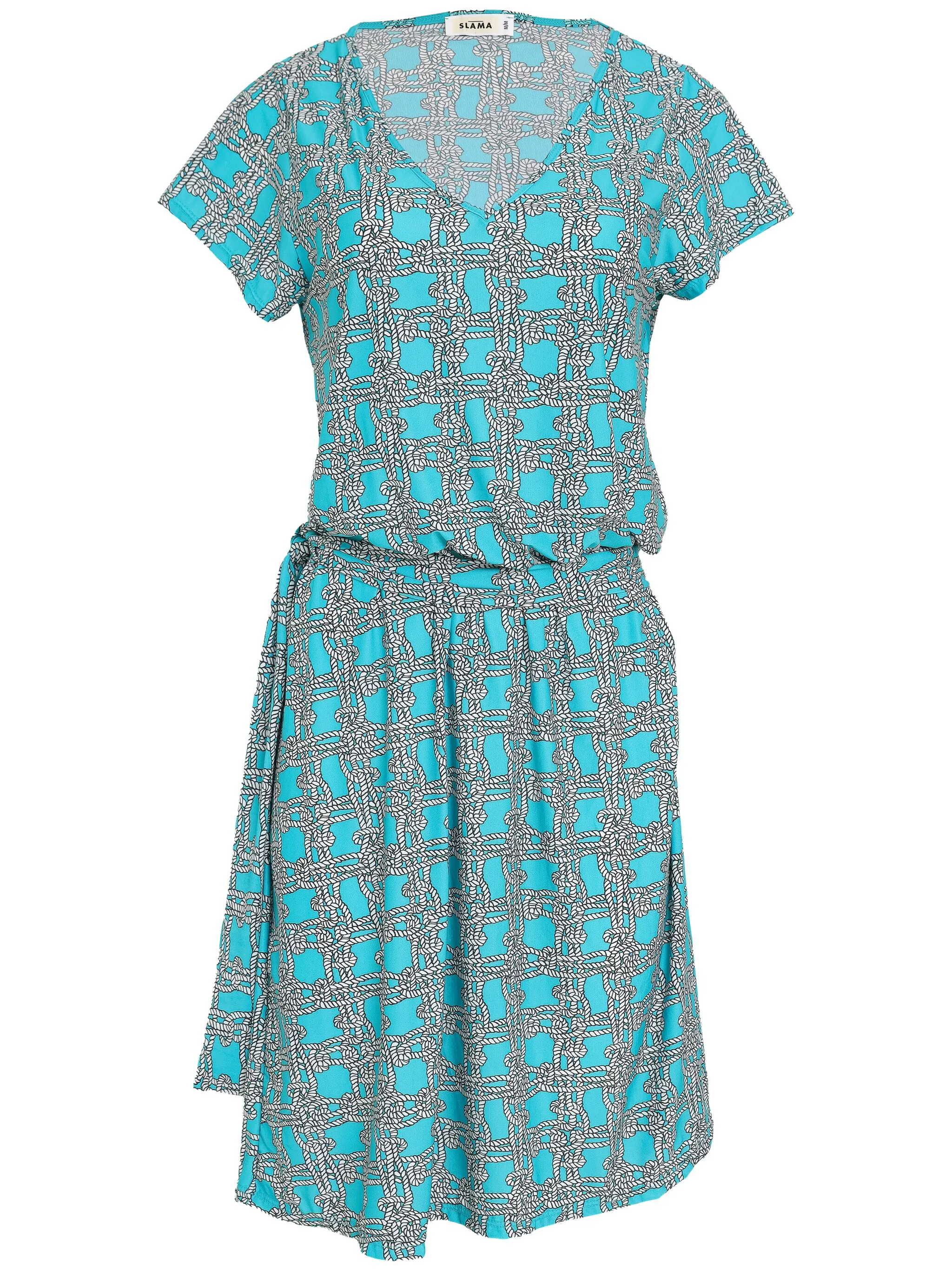 Платье с поясом Amir Slama, синий
Платье с поясом Amir Slama, синий