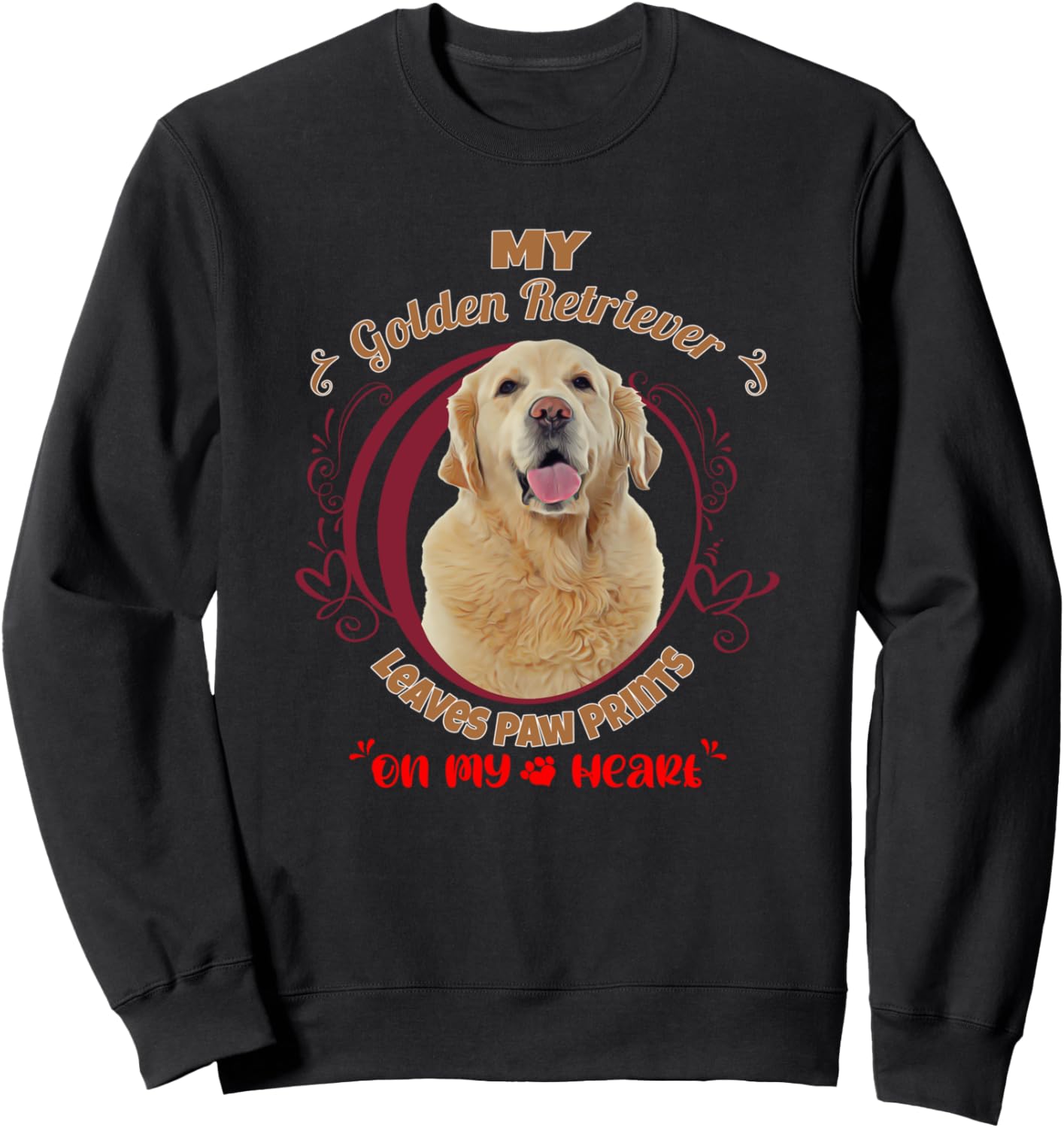 Толстовка с принтом в виде отпечатка лапы золотистого ретривера на моем сердце Golden Retriever Dog Fantastic Design
Толстовка с принтом в виде отпечатка лапы золотистого ретривера на моем сердце Golden Retriever Dog Fantastic Design