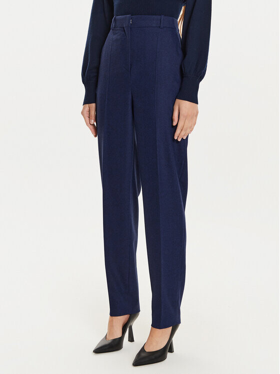 Тканевые брюки стандартного кроя Boss, синий
Тканевые брюки стандартного кроя Boss, синий