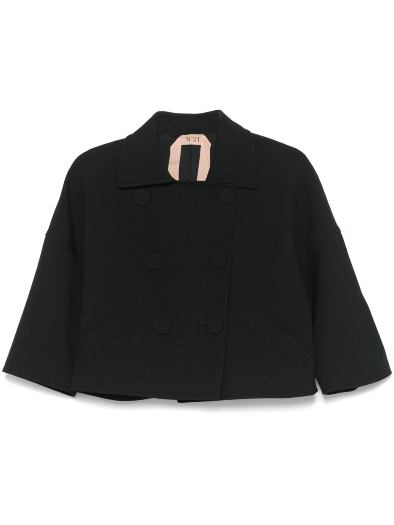 Nº21 двубортный пиджак, черный
Nº21 двубортный пиджак, черный
