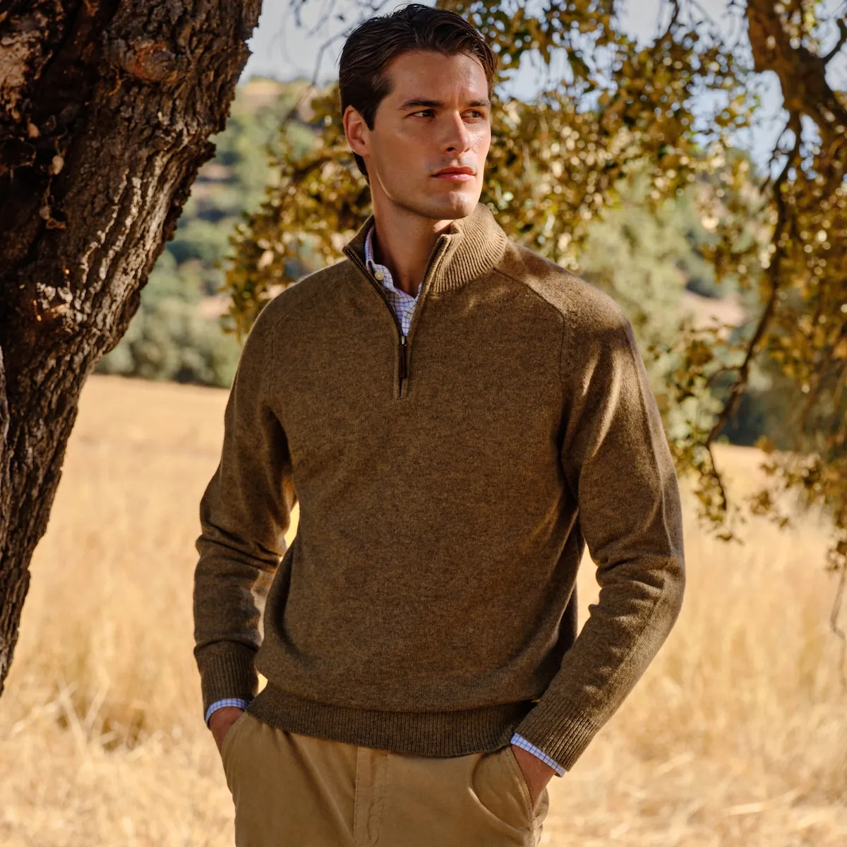 Мужская средняя джерси на молнии Verhunt, бежевый
Мужская средняя джерси на молнии Verhunt, бежевый