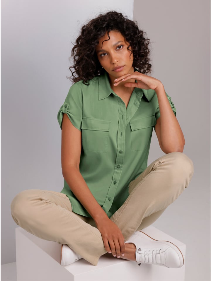 Creation L Блузка с короткими рукавами, цвет эвкалипт
Creation L Блузка с короткими рукавами, цвет эвкалипт