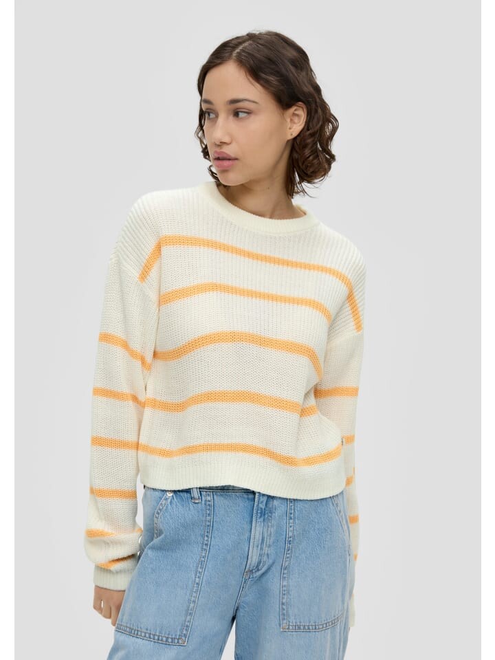 Пуловер QS, цвет creme/orange
Пуловер QS, цвет creme/orange