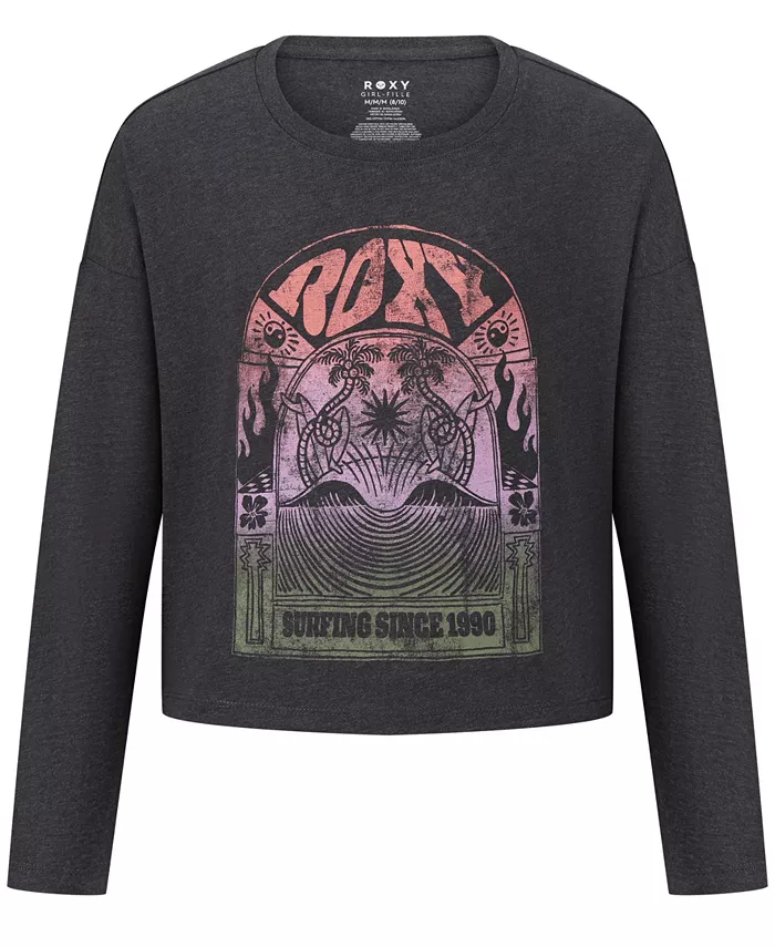 Детская футболка с длинным рукавом для девочек 7-11 лет Roxy, черный
Детская футболка с длинным рукавом для девочек 7-11 лет Roxy, черный