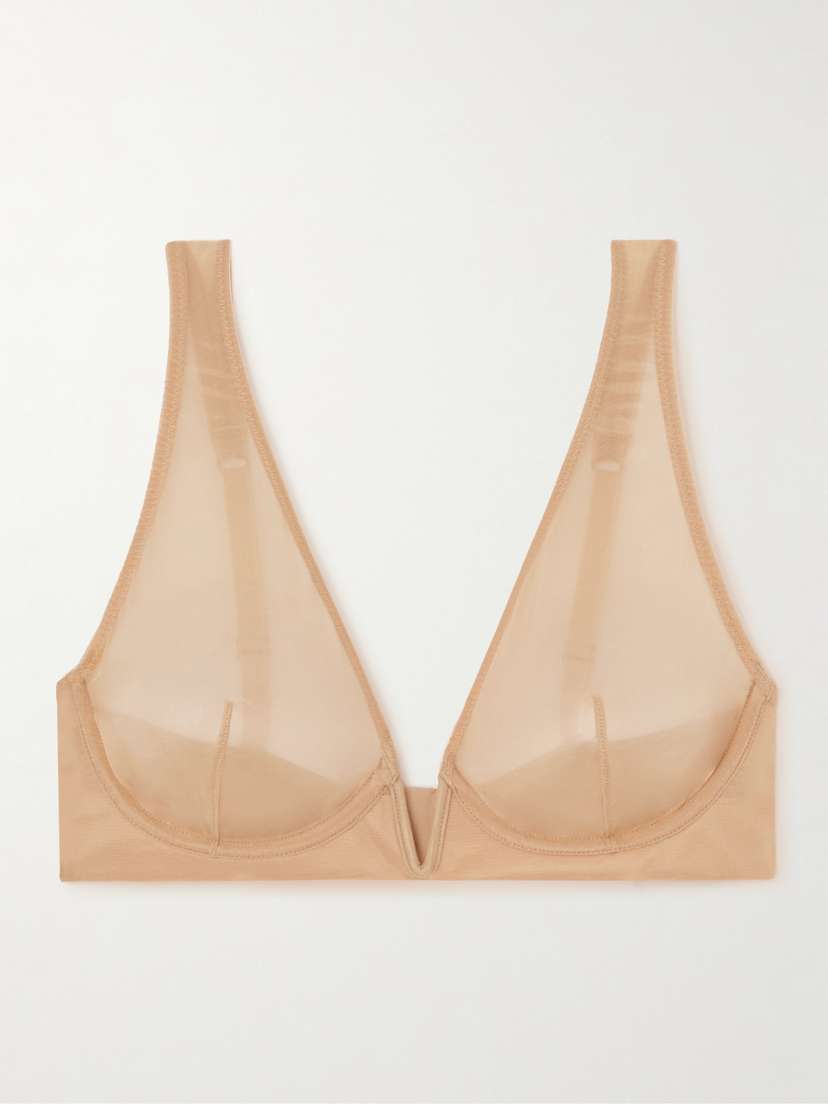 Шикарный сетчатый бюстгальтер на косточках с мягкими чашками Commando, бежевый
Шикарный сетчатый бюстгальтер на косточках с мягкими чашками Commando, бежевый