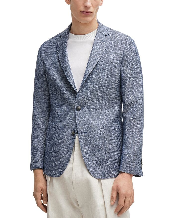 Однотонный неструктурированный повседневный спортивный пиджак Boss Hanry Melange Slim Fit, синий
Однотонный неструктурированный повседневный спортивный пиджак Boss Hanry Melange Slim Fit, синий