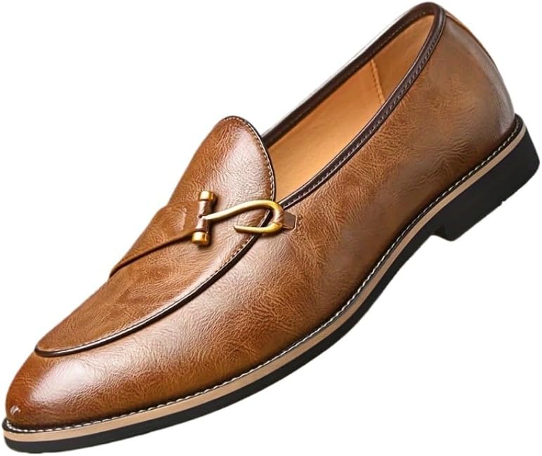 Мужские лоферы с круглым носком Верхняя часть с металлическими крючками Легкие, удобные с резиновой подошвой Большой размер Fusecottc, коричневый
Мужские лоферы с круглым носком Верхняя часть с металлическими крючками Легкие, удобные с резиновой подошвой Большой размер Fusecottc, коричневый