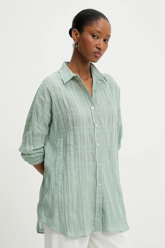 Хлопковая рубашка Answear.Lab, зеленый
Хлопковая рубашка Answear.Lab, зеленый