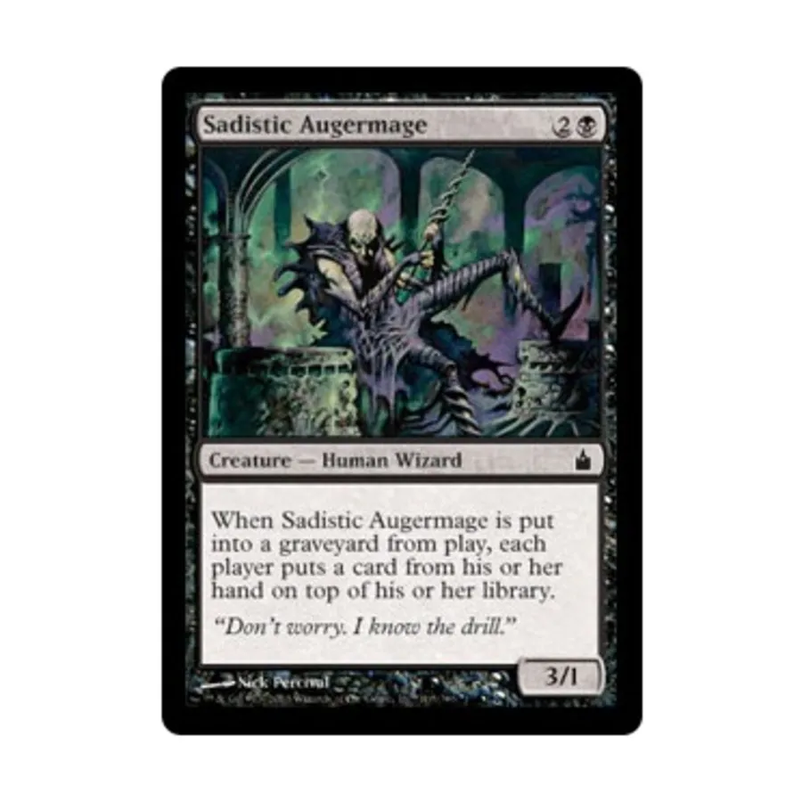 CCG Садистский аугермаг (клавиша C), MTG - Ravnica
CCG Садистский аугермаг (клавиша C), MTG - Ravnica