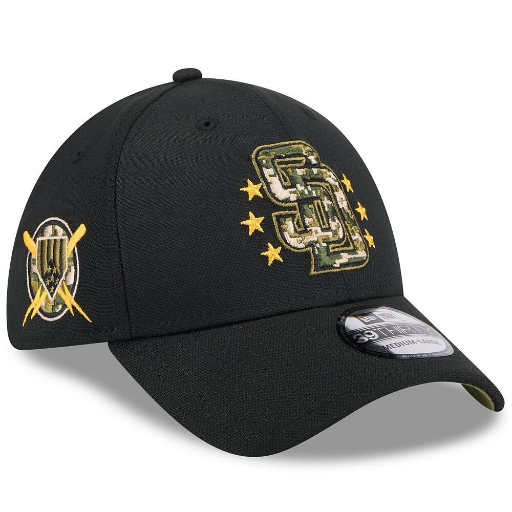 Мужская черная кепка New Era San Diego Padres 2024, ко Дню вооруженных сил 39THIRTY Flex Hat, цвет Pad Black
Мужская черная кепка New Era San Diego Padres 2024, ко Дню вооруженных сил 39THIRTY Flex Hat, цвет Pad Black