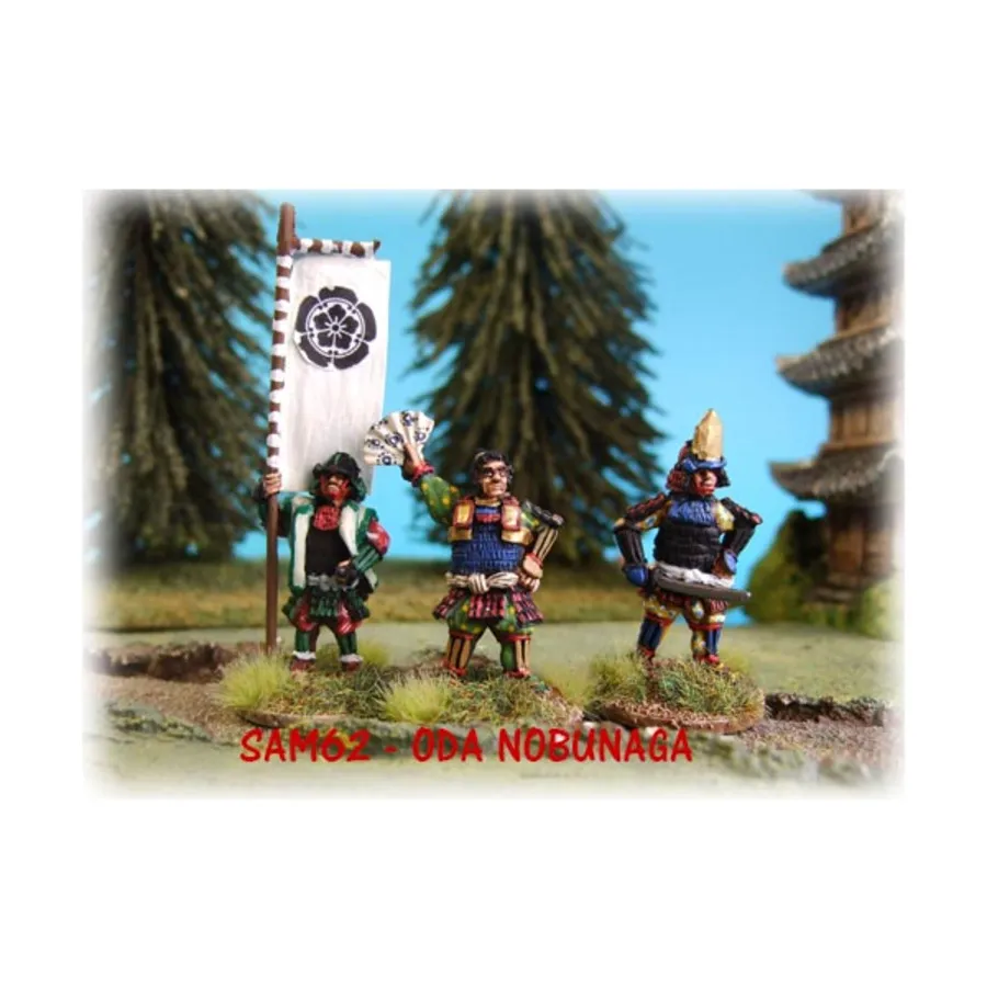 Ода Нобунага со слугами, Samurai - 16th Century (28mm)
Ода Нобунага со слугами, Samurai - 16th Century (28mm)