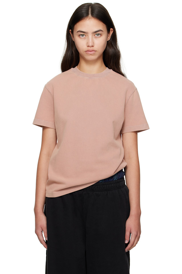 Acne Studios Розовая хлопковая футболка с круглым вырезом
Acne Studios Розовая хлопковая футболка с круглым вырезом