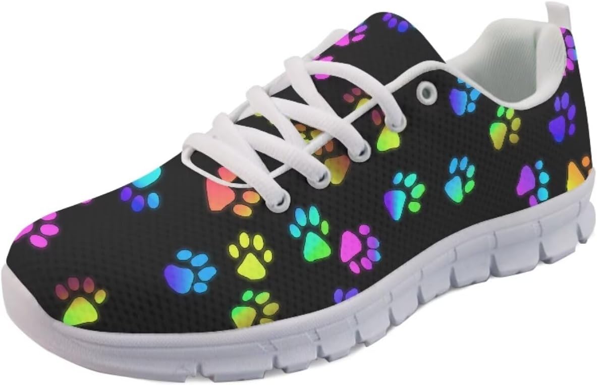 Женские слипоны кроссовки для ходьбы, тенниса и бега, весенне-летние кроссовки с цветочным принтом, легкие для спортзала, путешествий и работы Getelinseng, Rainbow Paw Print
Женские слипоны кроссовки для ходьбы, тенниса и бега, весенне-летние кроссовки с цветочным принтом, легкие для спортзала, путешествий и работы Getelinseng, Rainbow Paw Print