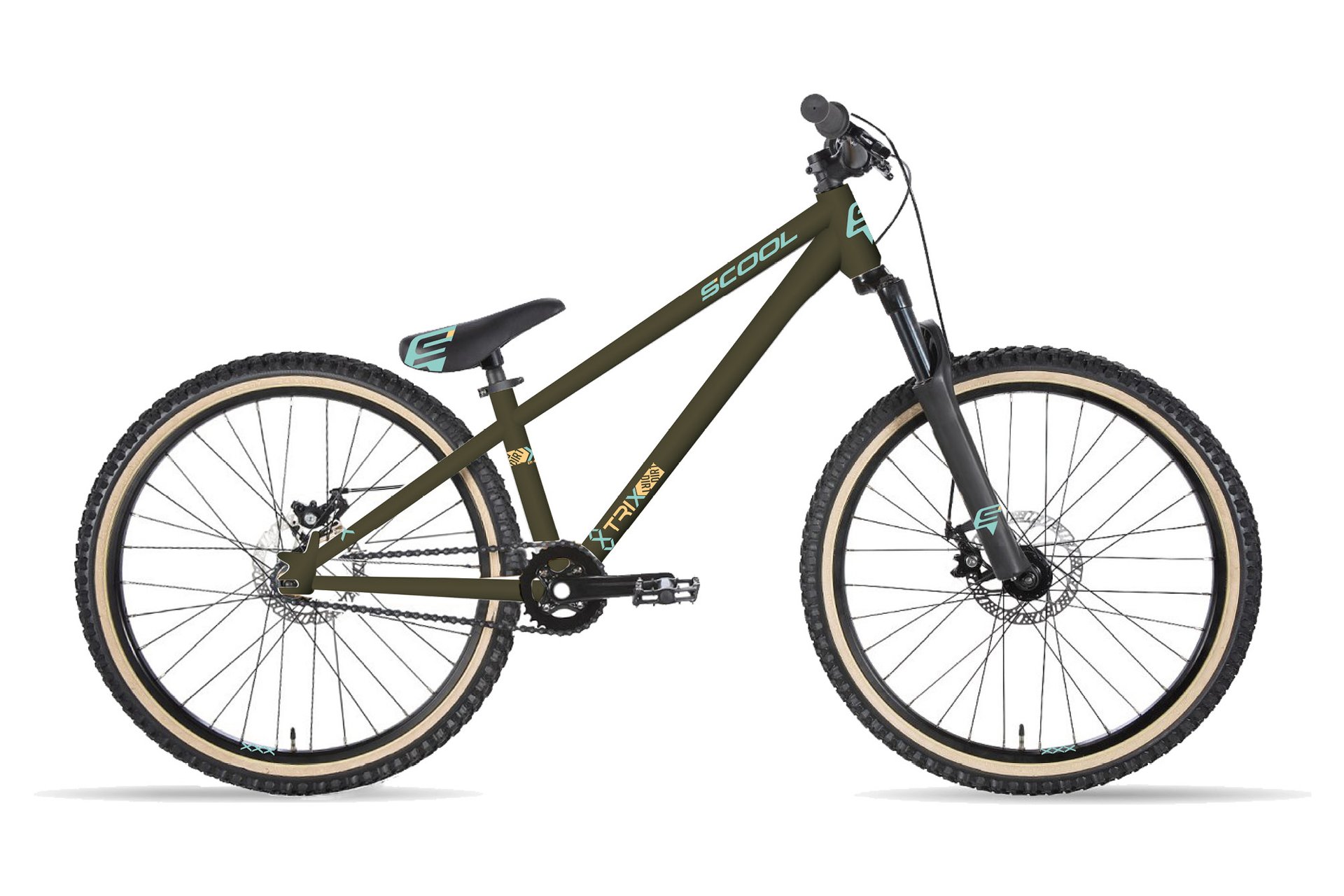 Горный велосипед S'cool XtriX Dirt 24 1-Gang - 24 дюймов - Dirt - 2023, цвет Grün|olive/mint
Горный велосипед S'cool XtriX Dirt 24 1-Gang - 24 дюймов - Dirt - 2023, цвет Grün|olive/mint