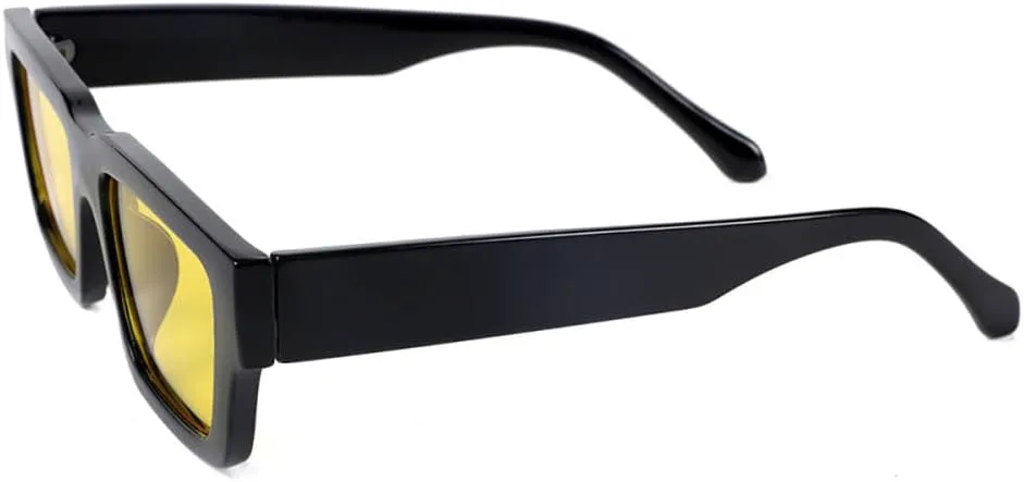 Модные солнцезащитные очки в стиле панк с маленькой оправой для мужчин и женщин, с высококачественной защитой от УФ-излучения 400 TYUVIVO, 5247-black Yellow
Модные солнцезащитные очки в стиле панк с маленькой оправой для мужчин и женщин, с высококачественной защитой от УФ-излучения 400 TYUVIVO, 5247-black Yellow